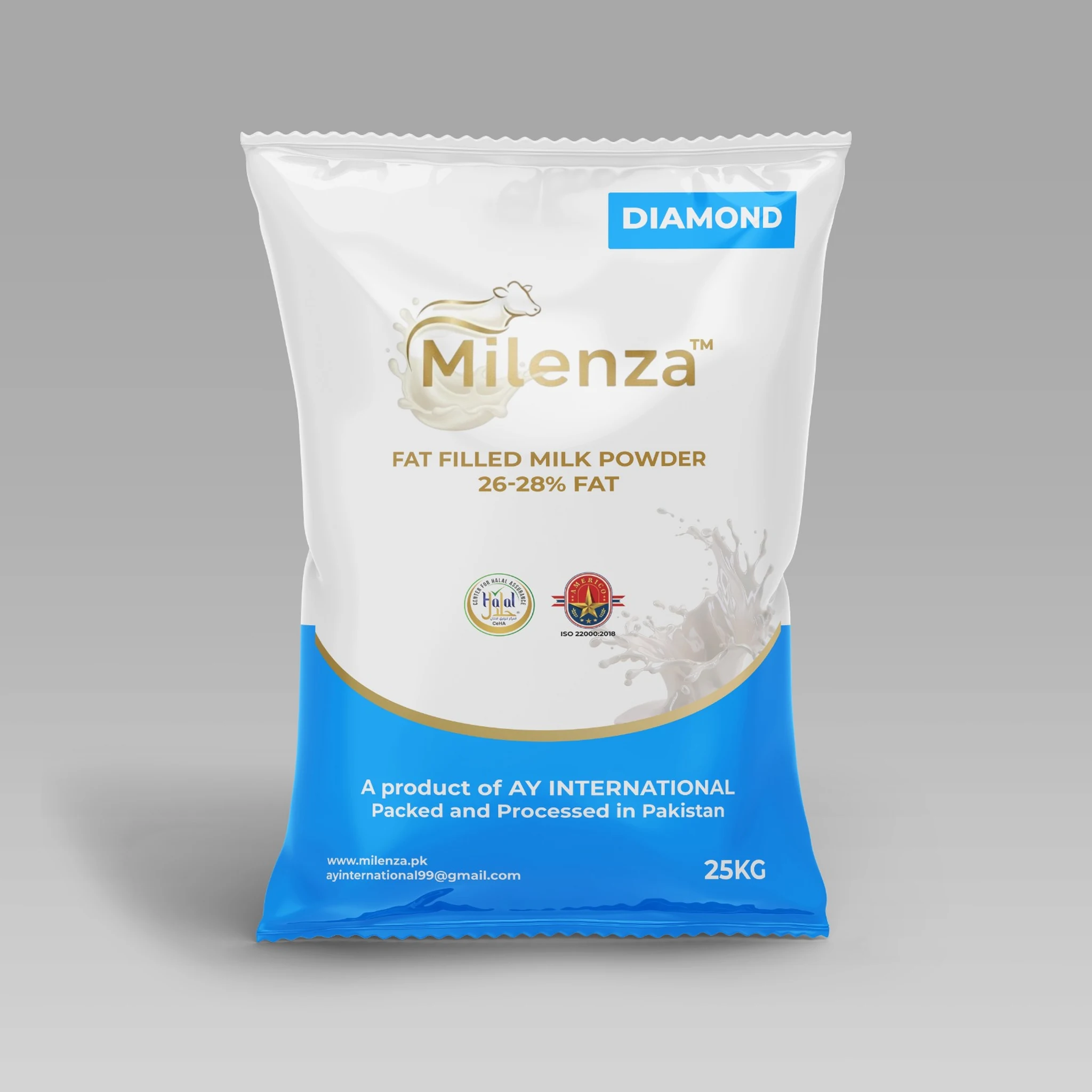 Fat Filled Milk Powder — Diamond — 25 KG pack by Milenza