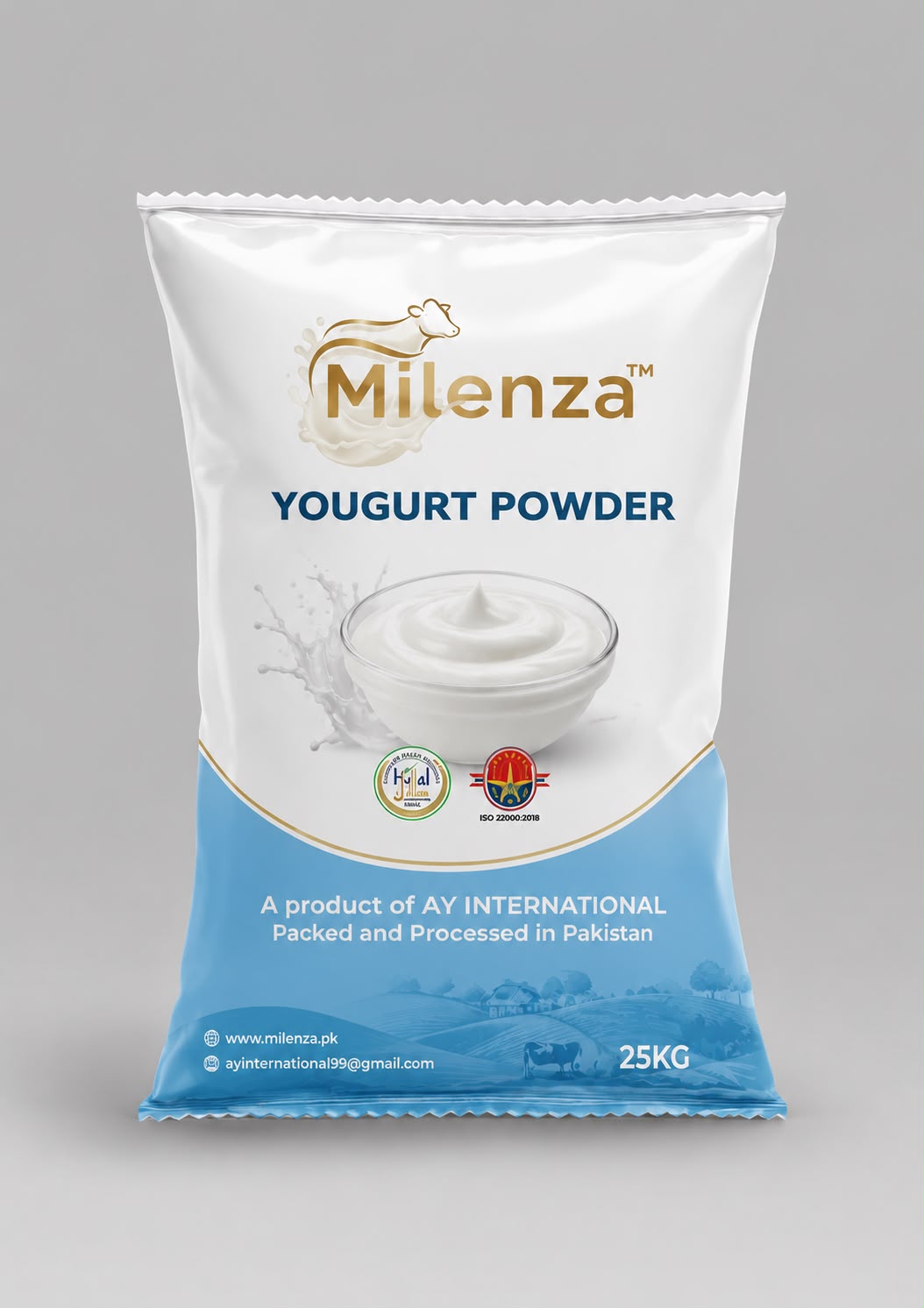 Yogurt Powder — 25 KG pack by Milenza